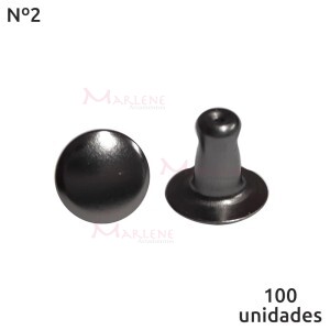  Rebite comum nº2 com 100 unidades baxmann