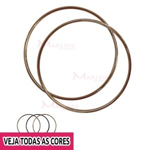 Alça de metal redonda para bolsa 10 cm SWQ10 com 1 par