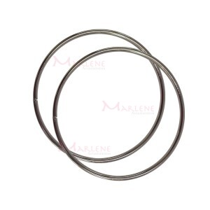 Alça de metal redonda para bolsa 10 cm SWQ10 com 1 par