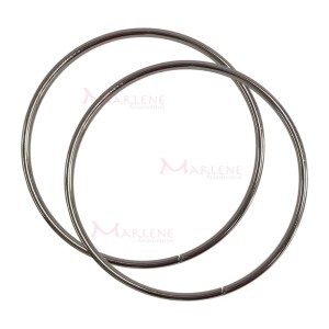 Alça de metal redonda para bolsa 12,5 cm SWQ125 com 1 par