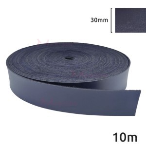 Tira de couro sintético 30mm rolo com 10m