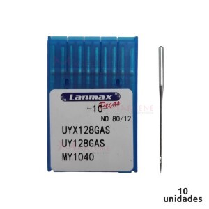 Agulha para máquina galoneira nº12 (80/12) com 10 unidades