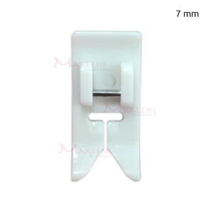 Calcador de teflon 7mm zig zag e costura reta  para máquina doméstica