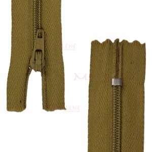 Zíper de nylon fino 15cm unidade