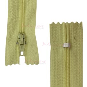 Zíper de nylon fino 15cm unidade