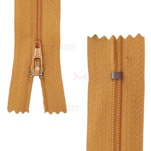 Zíper de nylon fino 15cm unidade