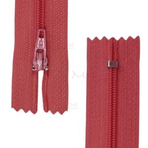 Zíper de nylon fino 15cm unidade