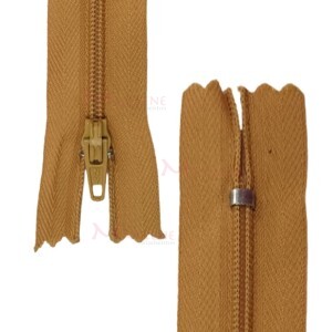 Zíper de nylon fino 18cm unidade