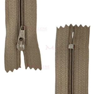 Zíper de nylon fino 18cm unidade