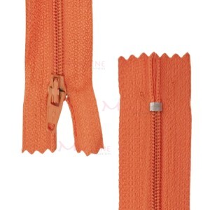 Zíper de nylon fino 20cm unidade