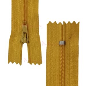 Zíper de nylon fino 20cm unidade
