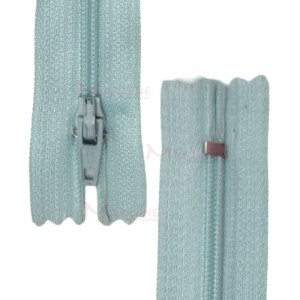 Zíper de nylon fino 20cm unidade