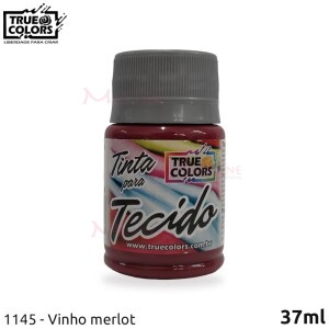 Tinta para tecido True Colors com 37ml